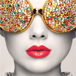 Picture of Vector Frame Edge S-01 Square Fabric Poster Display