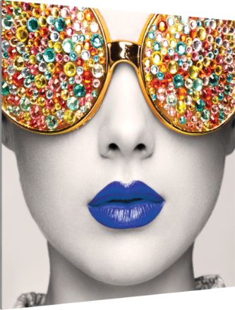 Picture of Vector Frame Edge S-04 Square Fabric Poster Display