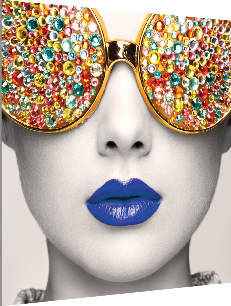 Picture of Vector Frame Edge S-04 Square Fabric Poster Display