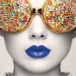 Picture of Vector Frame Edge S-04 Square Fabric Poster Display