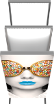 Picture of Vector Frame Light Box Rectangle 04 Fabric Banner Display