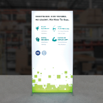 Picture of Vector Frame Light Box Rectangle 04 Fabric Banner Display