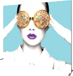 Picture of Vector Frame Light Box Rectangle 05 Fabric Banner Display