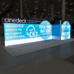 Picture of Vector Frame Light Box Rectangle 07 Fabric Banner Display