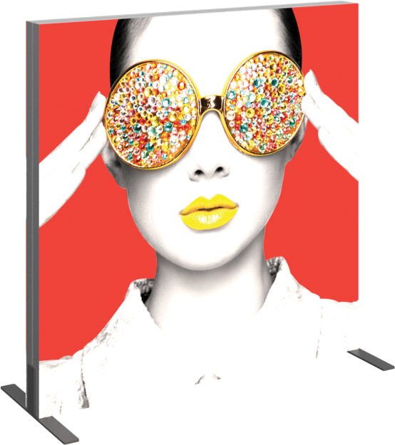 Picture of Vector Frame Light Box Square 02 Fabric Banner Display