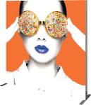 Picture of Vector Frame Light Box Square 03 Fabric Banner Display