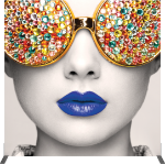 Picture of Vector Frame Square 03 Fabric Banner Display