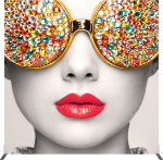 Picture of Vector Frame Square 04 Fabric Banner Display