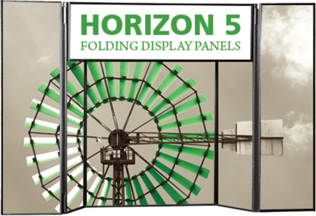 Picture of Horizon 5 Tabletop Folding Panel Display