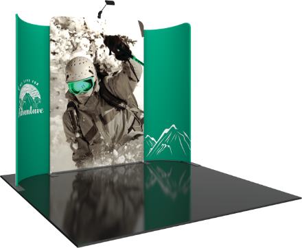 Picture of Formulate Designer Series 10ft Fabric Backwall Kit 02