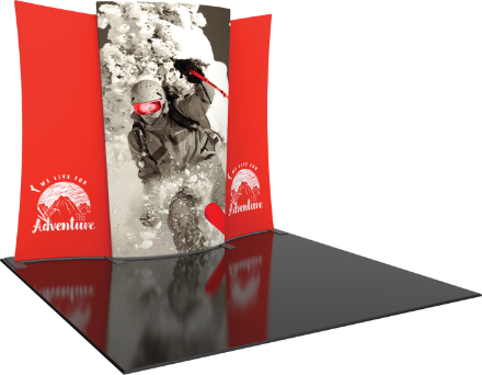 Picture of Formulate Designer Series 10ft Fabric Backwall Kit 05