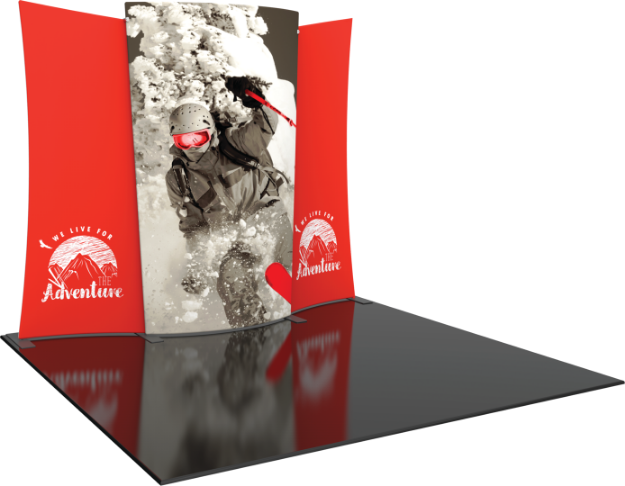 Picture of Formulate Designer Series 10ft Fabric Backwall Kit 05