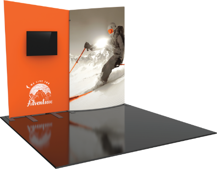 Picture of Formulate Designer Series 10ft Fabric Backwall Kit 09