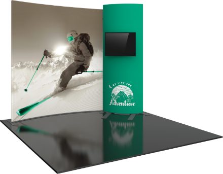 Picture of Formulate Designer Series 10ft Fabric Backwall Kit 11