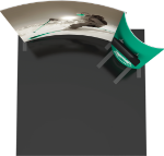 Picture of Formulate Designer Series 10ft Fabric Backwall Kit 11