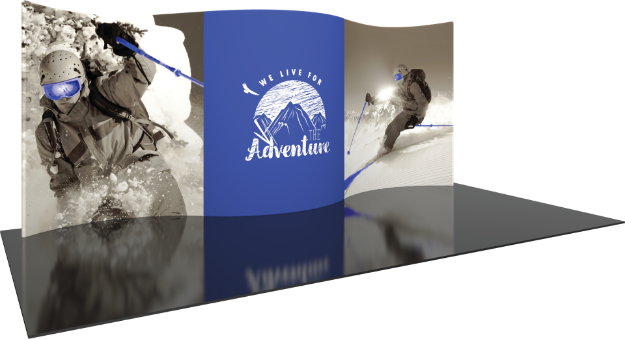 Picture of Formulate Designer Series 20ft Fabric Backwall Kit 01