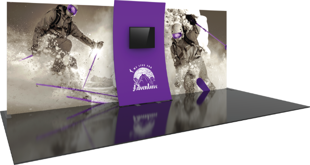 Picture of Formulate Designer Series 20ft Fabric Backwall Kit 05