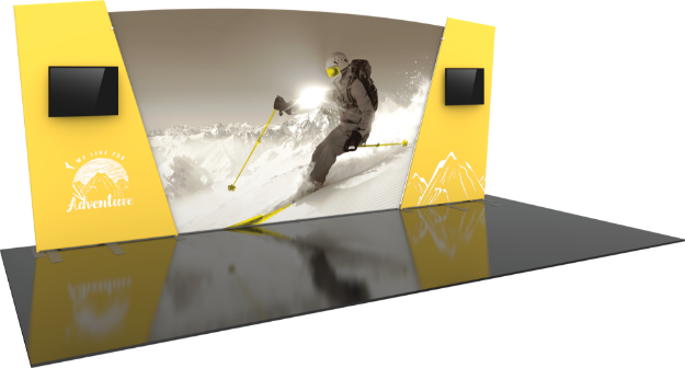 Picture of Formulate Designer Series 20ft Fabric Backwall Kit 06