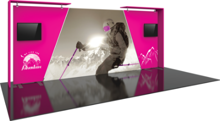 Picture of Formulate Designer Series 20ft Fabric Backwall Kit 07