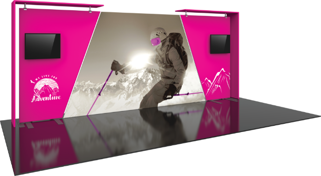 Picture of Formulate Designer Series 20ft Fabric Backwall Kit 07