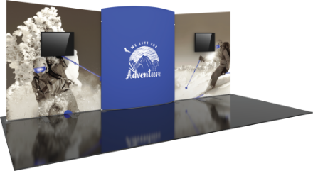 Picture of Formulate Designer Series 20ft Fabric Backwall Kit 08