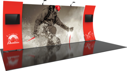 Picture of Formulate Designer Series 20ft Fabric Backwall Kit 12