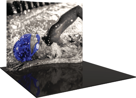 Picture of Formulate Essential 10ft Horizontal Curve Fabric Backwall