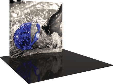 Picture of Formulate Essential 8ft Horizontal Curve Fabric Backwall