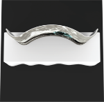 Picture of Formulate Essential Tabletop Horizontal Curve Fabric Backwall