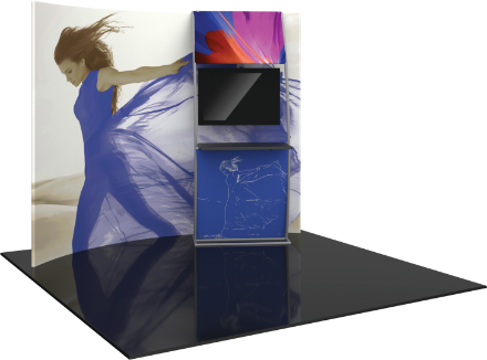 Picture of Formulate Master 10ft HC6 Horizontal Curve Fabric Backwall