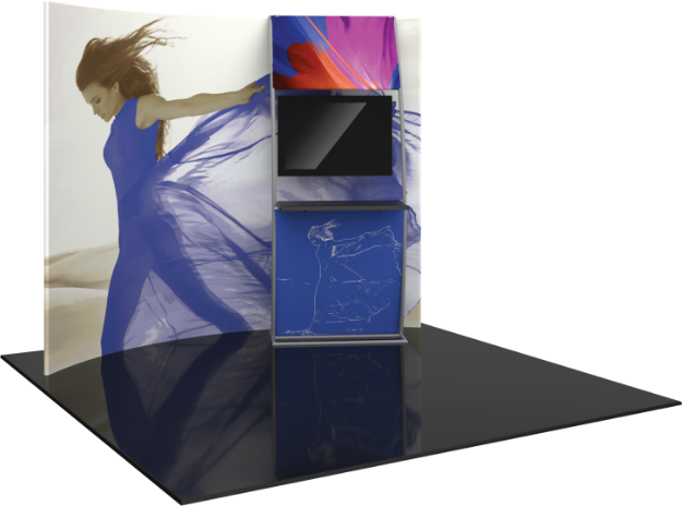 Picture of Formulate Master 10ft HC6 Horizontal Curve Fabric Backwall