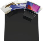 Picture of Formulate Master 10ft HC6 Horizontal Curve Fabric Backwall