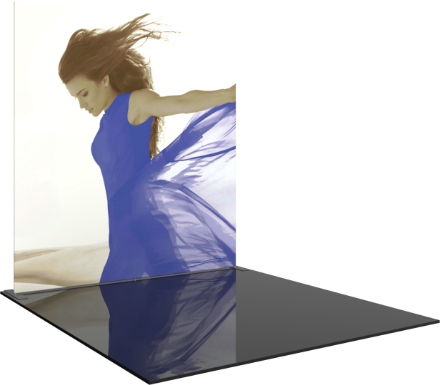 Picture of Formulate Master 10ft Straight 10ft Tall Fabric Backwall