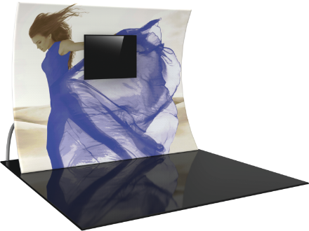 Picture of Formulate Master 10ft VC6 Vertical Curve Fabric Backwall