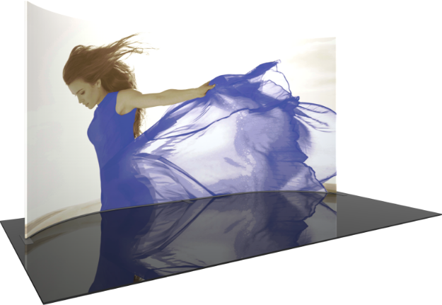 Picture of Formulate Master 20ft Horizontal Curve 10ft Tall Fabric Backwall