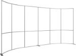 Picture of Formulate Master 20ft Horizontal Curve 10ft Tall Fabric Backwall