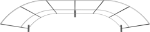 Picture of Formulate Master 20ft Horizontal Curve 10ft Tall Fabric Backwall
