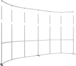 Picture of Formulate Master 20ft Horizontal Curve 10ft Tall Fabric Backwall