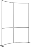 Picture of Formulate Master 8ft Horizontal Curve 10ft Tall Fabric Backwall