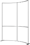 Picture of Formulate Master 8ft Horizontal Curve 10ft Tall Fabric Backwall