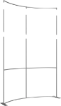 Picture of Formulate Master 8ft Horizontal Curve 10ft Tall Fabric Backwall