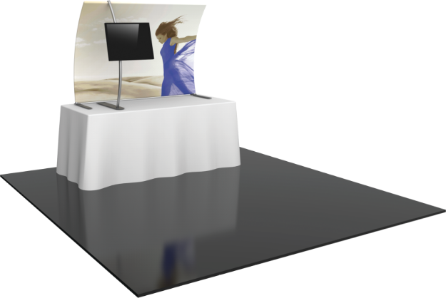 Picture of Formulate Master Tabletop TT3 Fabric Backwall