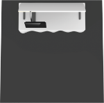 Picture of Formulate Master Tabletop TT3 Fabric Backwall