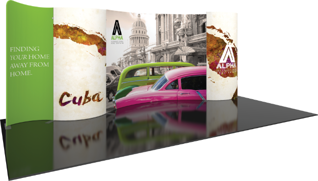 Picture of Modulate Series 1 20ft Fabric Backwall Kit 01