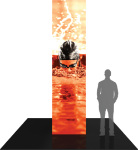 Picture of Formulate Backlit Four Sided Tower 01 Tension Fabric Structure