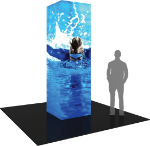 Picture of Formulate Backlit Four Sided Tower 02 Tension Fabric Structure