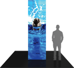 Picture of Formulate Backlit Four Sided Tower 02 Tension Fabric Structure