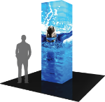 Picture of Formulate Backlit Four Sided Tower 02 Tension Fabric Structure