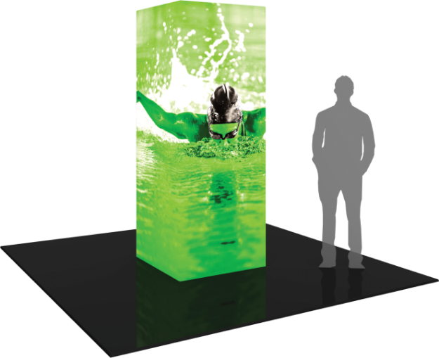 Picture of Formulate Backlit Four Sided Tower 03 Tension Fabric Structure