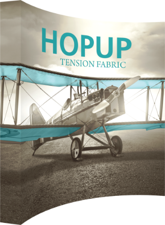 Picture of Hopup 10ft Curved Extra Tall Tension Fabric Display